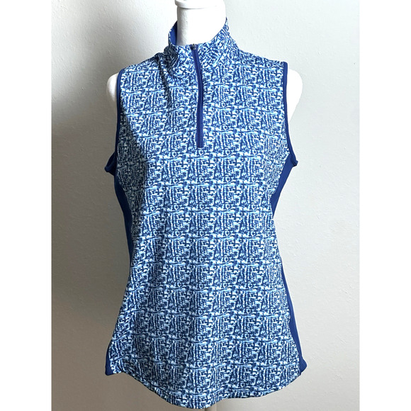 TGW Women’s Athletic Top Three Quarter Zip Size M Women’s Cross Weave Golf Shirt - Picture 1 of 16